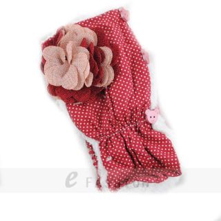 Blume Style süß warm Damen Mode Samt Baumwolle NEU 122 0031
