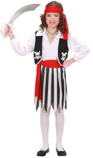 Piratenbraut Pirat Kinder Costume S 122 128 M 134 140 L 152 158