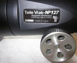 TeleVue NP 127 (kein IS) , 5 F/5.2 Petzval Apo mit 2 Auszug
