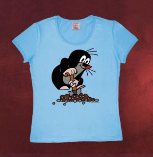 Der Kleine Maulwurf Girlie Shirt, kultiges Retro Design des