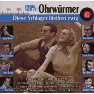 120% Ohrwürmer   alte Deutsche Schlager   6 CD BOX Set