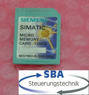 Simatic Micro Memory Card MMC 128kB Typ 6ES7 953 8LG00 0AA0 / 6ES7953
