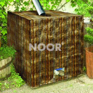 NOOR® IBC Container Cover Holzoptik 101 x 121 x 116 cm