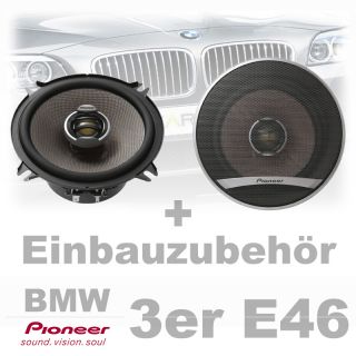 PIONEER 130 mm Front Heck Koax Lautsprecher Boxen für BMW 3er E46
