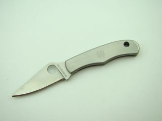 Spyderco C133P BUG Knife Stainless Mini Slip Joint