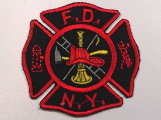 Abzeichen F.D.N.Y., Feuerwehr, Aufnäher, Ärmelabzeichen, Patch Fire