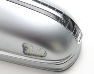 Spiegel + LED Blinker Irridium Silber Mercedes SL R230 SLK R171 05 08