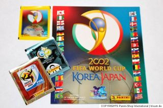 Panini WC WM Korea Japan 2002 – LEERALBUM EMPTY ALBUM GERMANY/EUROPE