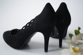 High Heels schwarz Pumps Damenschuhe hoher Absatz 10 cm Schuhe gr 38