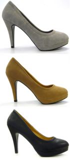 Klassisch elegante Damen Schuhe Pumps mit kleiner Plateausohle