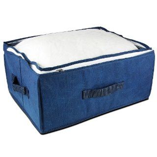 Aufbewahrungsbox   Kleiderbox aus blauem Vlies Küche