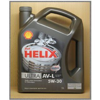 Shell Helix Ultra AV L 5W 30, 5 Liter vollsynthetisches Motoröl für