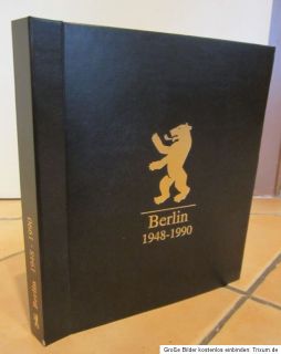 Vordruckalbum Berlin 1948 1990 der Firma Sieger mit Folienblättern