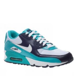 Nike Air Max 90 Leather Sneaker türkis/blau/weiß: Schuhe