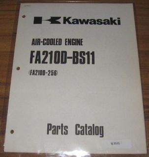 Kawasaki FA210D BS11 (FA210D 256) Air Cooled Engine Parts Catalog