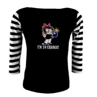 Scary Miss Mary Longsleeve IM IN CHARGE black/white 