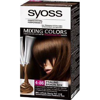 Syoss Mixing Colors 4 86 Praline Braun Mix, 3er Pack (3 x 1 Stück