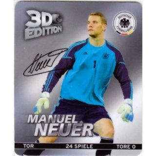 REWE DFB 2012 Sammelkarte   Nr. 1 3D Manuel Neuer   NEU 