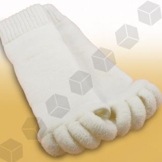 Zehenspreizer Wellness Socken Pediküre Fuss massage Set