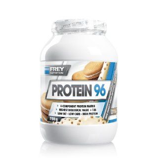 Frey Nutrition Protein 96 Cookies und Cream Dose, 1er Pack (1 x 750 g