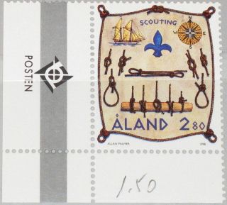 FINLAND FINNLAND ALAND 1998 144 148 Scouting Scouts Windrose