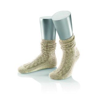 Kurze, bayerische Trachten Socken für Herren, dunkel beige, ideale