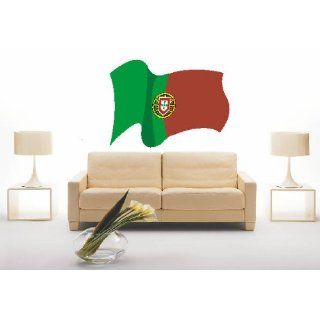 WANDTATTOO ls144 Portugal   Portugal 96 cm farbig / bunt als Fahne