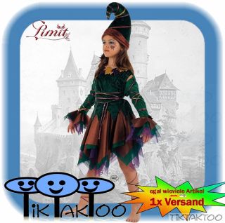 KINDER Zauberin FASCHING KARNEVAL Gr.164 Kostüm Kinderkostüm