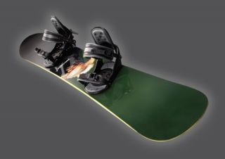 Snowboard Set Avalanche Heritage inkl. Bindung, 167 cm