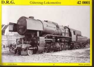 AK 169, Dampf Güterzuglokomotive 42 0001, D.R.G.