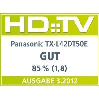 Panasonic TX L42DT50E 107 cm (42 Zoll) 3D LED Backlight Fernseher, EEK