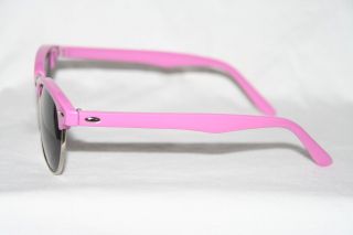 Retro Sonnenbrille 50er Jahre Kult Brille Clubmaster pink weiß UNISEX
