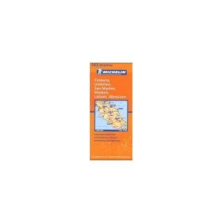 Michelin Karten, Bl.563  Toskana, Umbrien, San Marino, Marken, Latium