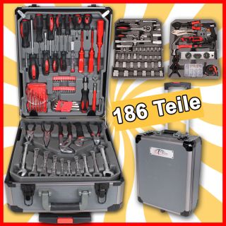 186 tlg Werkzeugkoffer Werkzeugkasten Werkzeugbox Werkzeugkiste