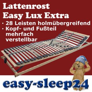 Lattenrost Easy Lux Extra KF Kopfteil Fußteil verstellbar 90x190