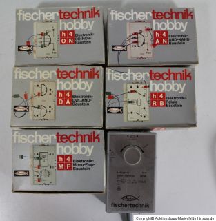 Großes Fischer Technik Set Motor + Getriebe 30140, 30186, mini mot1