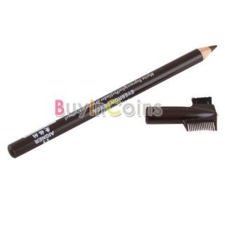 Waterproof Brown Eyebrow Eyeliner Pencil with brush Make Up Tool