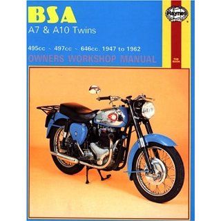 BSA A7 and A10 Twins Owners Workshop Manual, No. 121 47 62 (Haynes