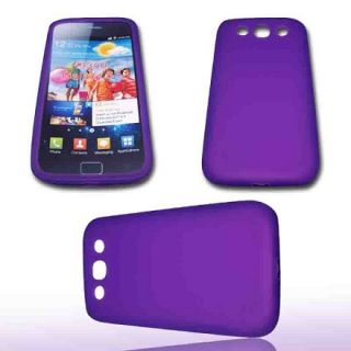 Handy Tasche Silikon Case Etui f. Samsung Galaxy S3 GT i9300 / Lila
