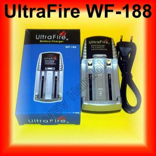UltraFire WF 188 Ladegerät für 3,7V Li Ion Akkus 18650