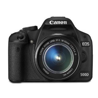 Canon EOS 500D SLR Digitalkamera inkl. 18 55mm DC Kit: 