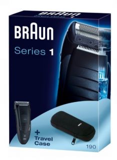 Braun Series 1 190 Akku  und Netzrasierer + GRATIS Reise Etui