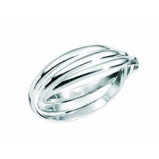 Stück russische Hochzeit Ring in Sterling Silber  Größe 48