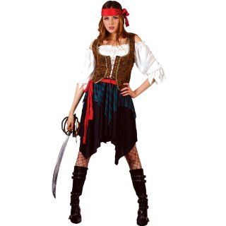 Fluch der Karibik Piratin Junggesellinnenabschied Karneval Halloween