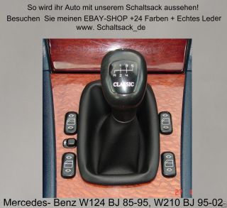 Schaltsack Schaltmanschette Mercedes W 210 W214 W123