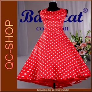 AH212R 50er Jahre Rockabilly Tanzkleid Vintage Petticoat Partykleid Gr