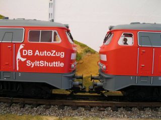 NEU PIKO BR 218 in DB Verkehrsrot mit Sylt Shuttle Beschriftung (nur