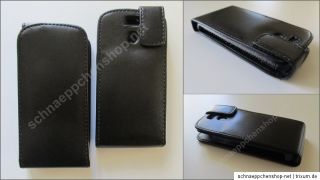HTC Magic G2 Ledertasche Tasche Etui Case Schutzhülle schwarz