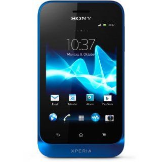Sony Xperia tipo Smartphone 3,2 Zoll blau: Elektronik