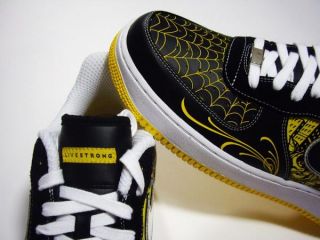 Nike Air Force 1 Low Sup TZ LAF   Mr Cartoon US 9.5 Livestrong   Lance